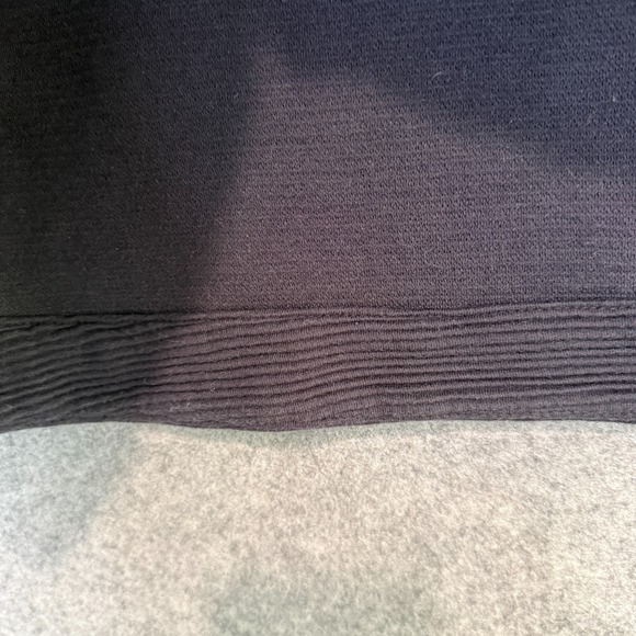 BURU Puff Sleeve Sweater Blouse Womens XS Ribbed Relaxed Cropped Designer USA - Picture 9 of 10